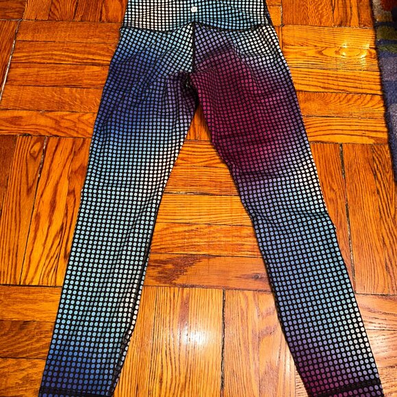 Lululemon Legging 4 22" Inseam Wunder Under Pant III Cosmic Dots High Rise - Picture 2 of 6